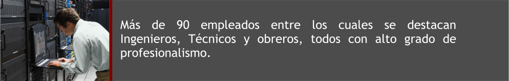 Mas de 60 empleados